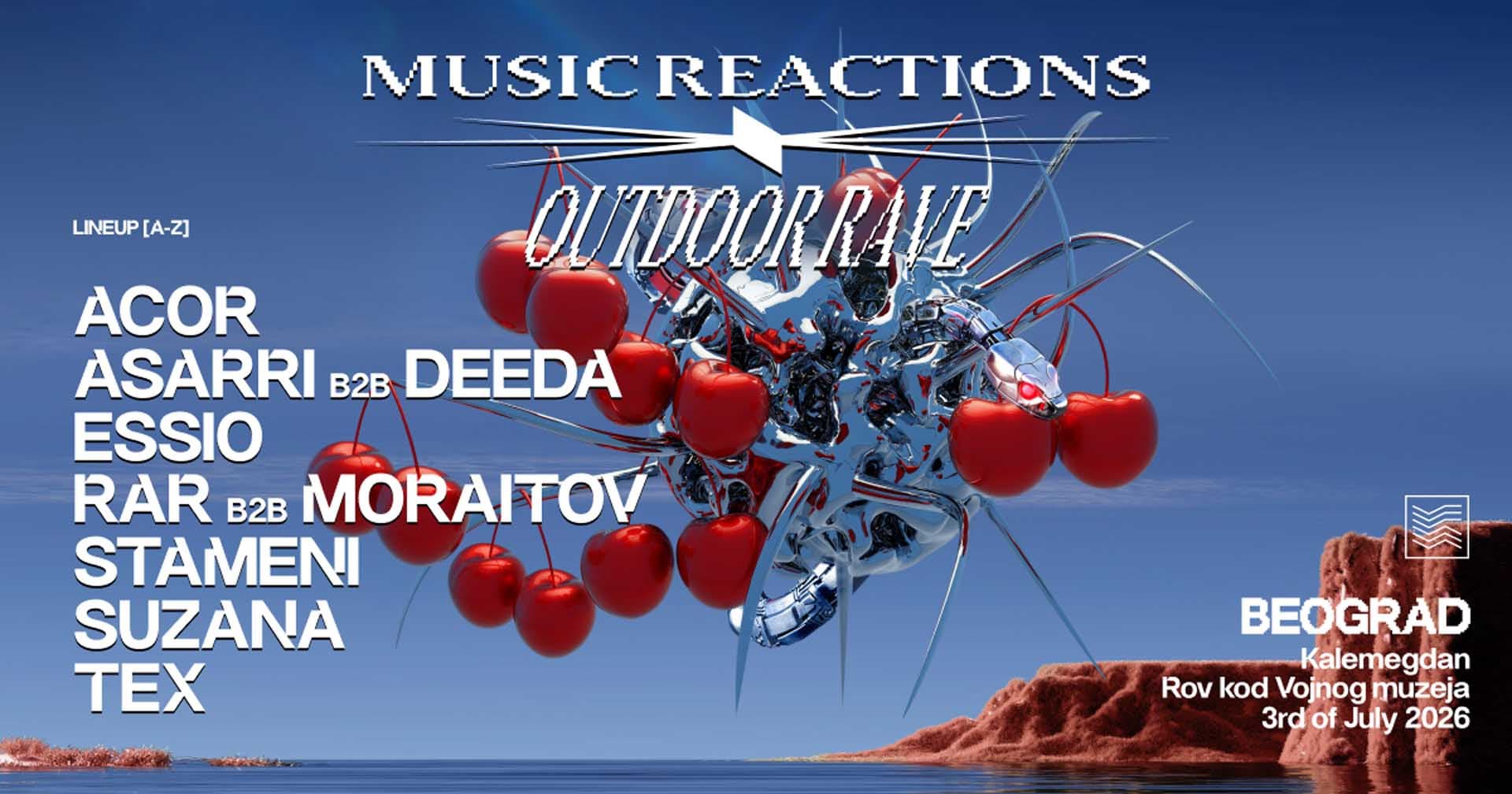 Music Reactions Outdoor Rave July