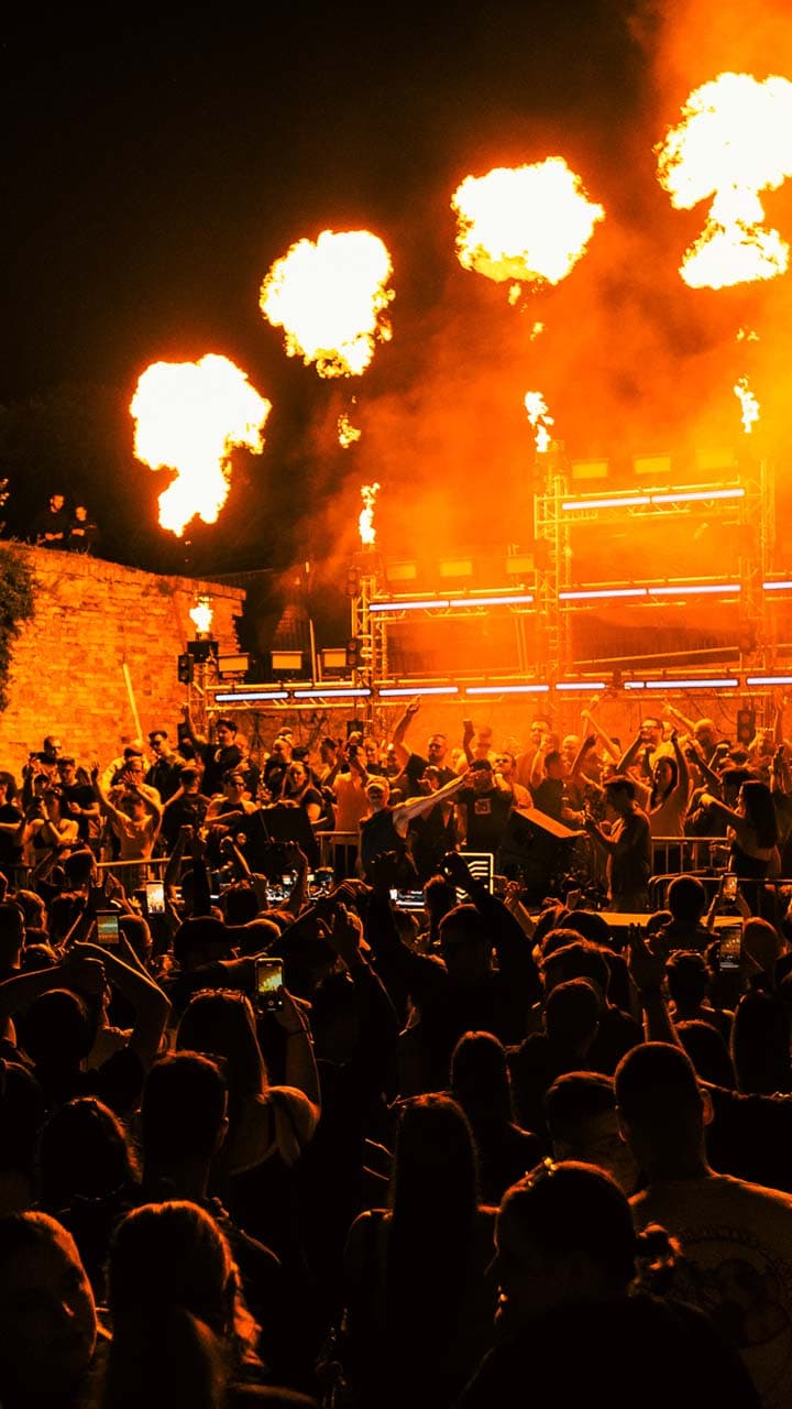 Music Reactions Outdoor Rave Novi Sad