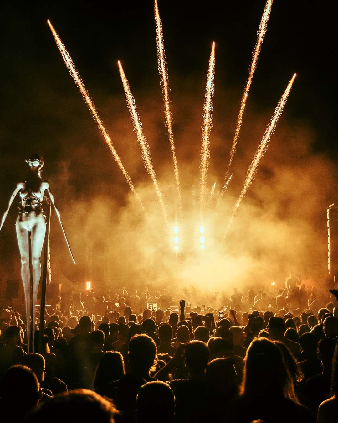 Music Reactions Outdoor Rave August